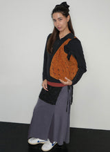 Jeanne Suede Shoulder Bag_Camel