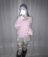 ribbon lace knee socks (2colors)