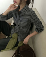 [ORIGINAL] Trick Slim Fit Check Shirt