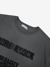 モアノックショートスリーブTシャツ (4 Colors)