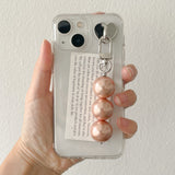 three beads keyring - 8colors