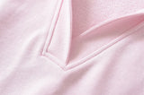 Harper V-Neck Crop Hoodie