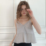 Maga sleeveless blouse (light gray)