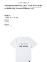 GRAYISMOON CHAIN LOGO T-SHIRT