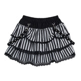 Violet Punk Ribbon Skirt