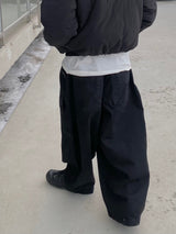 Two Pocket Balloon Big Denim Pants 2C
