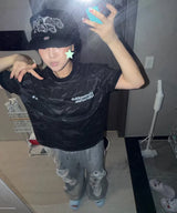 CAMO MM LOGO RINGER T-SHIRTS (2 COLORS)