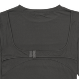 BACK POINT LONG SLEEVE BODYSUIT (CHARCOAL)