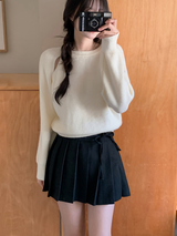 JF Slit Round Rib Loose Knit (5color)