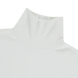 タートルネック長袖Tシャツ (アイボリー)