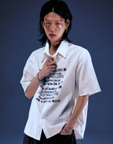 [0060] Lettering Short Sleeve Shirt