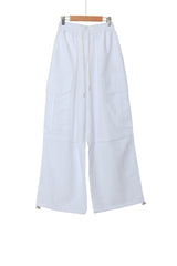 Solid Big Pocket Cargo Pants