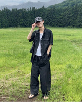 ケイヴンデニム半袖シャツ