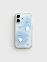 [Gel-hard] スターキャットスマホケース (Blue) (only case)