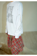  Vintage Studded Over Sleeves [ WHITE ]