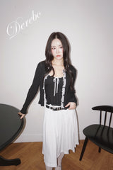 Lily Lace Sleeveless Cardigan Two-Piece Set