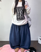 ジオジョガーフリースバルーンロングパンツ 🖤🤍🩶 3カラーズ