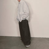 offset stripe shirt_white