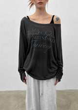 [MADE] Deol Summer Off-Shoulder Long Sleeve Top