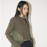 メッシュワッフルスリーブ