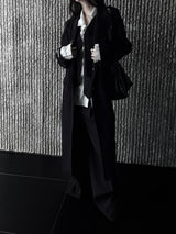 handmade long vest coat
