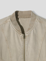 Faded Dye Crop Jacket (3color) (No.993)