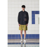 LOGO NYLON SHORT / OLIVE