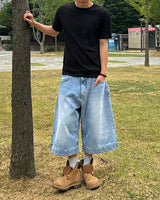 ユニオールドジーンズバミューダパンツ