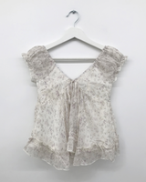 Roman Chiffon Blouse (2color)