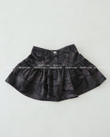 Camo cancan mini skirt