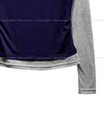 リジーツートーンレイヤードテンセル長袖Tシャツ
