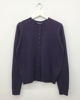 Dual-button round cardigan (3color)