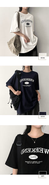 ウィークエンド ショートスリーブ Tシャツ