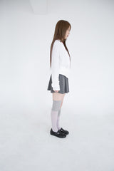 ボタンシャーリングショートスカートパンツ(2colors)