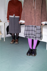 Formal Check Wrap Skirt (2color)