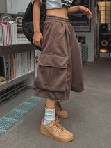 トフィワイドカーゴバミューダパンツ