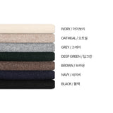 LMN Maisoned Knitwear Hooded Zip-Up (7 colors)