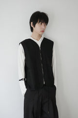utility zip-up vest