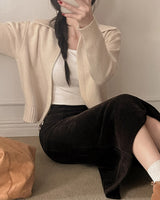 Kara knit zip-up
