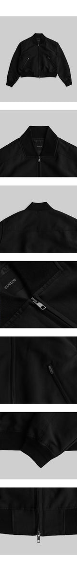 Crop MA-1 Jacket [Black]