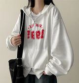 1995 Vintage Balloon Hoodie Zip-Up