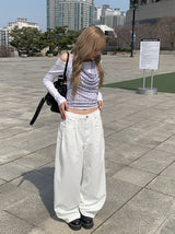 Dutti Two Pin Tuck Wide Pants