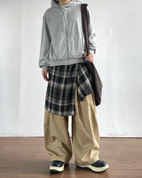 Flap Layered Cotton Pants