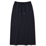 KIRSH PLAIN JERSEY LONG SKIRT [DARK NAVY]