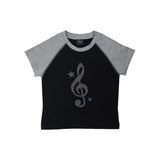 ノートラグランTシャツ _ ブラック