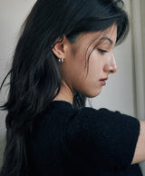 [925 silver] Deux.silver.209 / エペバンピアス (シルバー)
