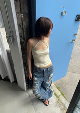 SUN DAMAGE WIDE PANTS (S-L)
