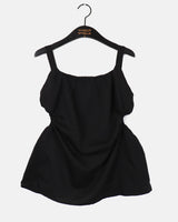 Semble hole string sleeveless blouse