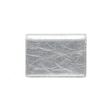 Modic Buckle 3 Layer Accordion Card Wallet Silver