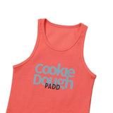 スウィーティーリブクロップTシャツ(Pink-Orange)